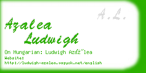 azalea ludwigh business card